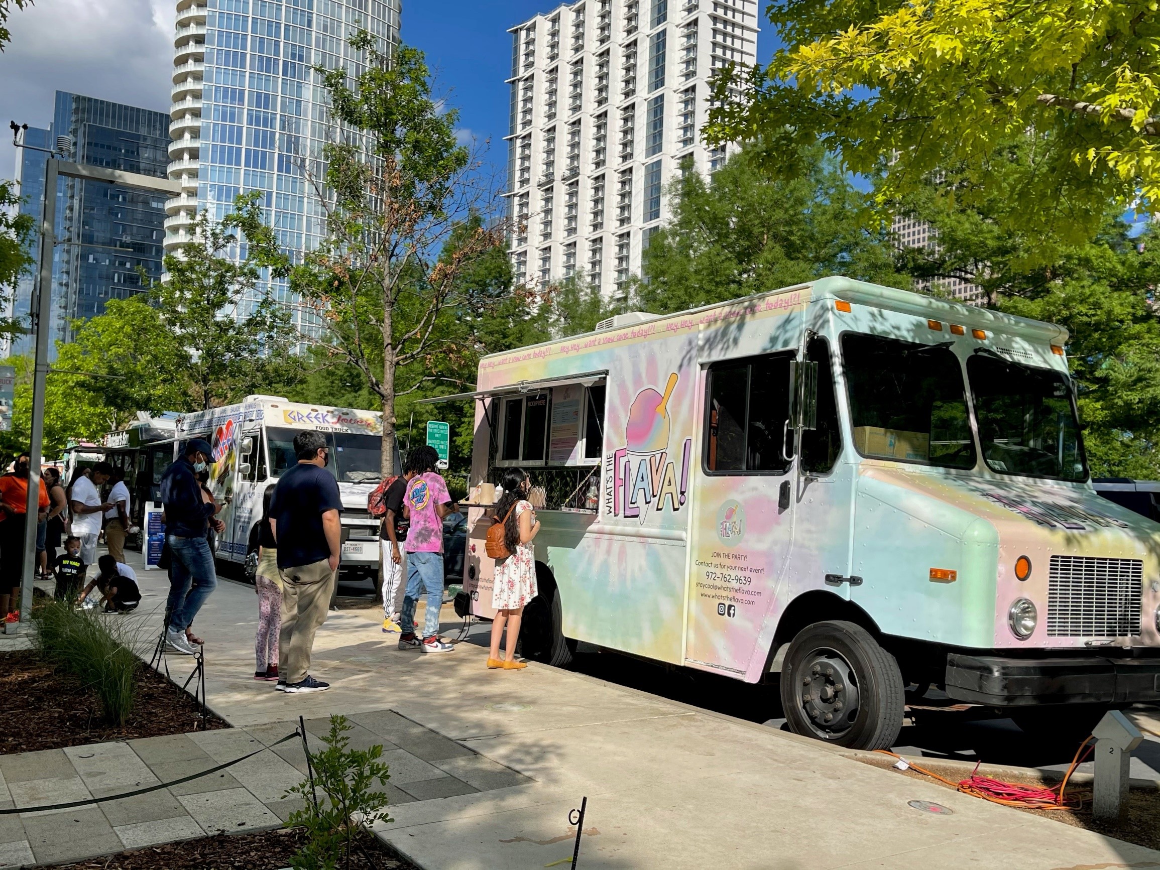 Food Trucks at Klyde Warren Park - Photo Courtesy of Klyde Warren Park