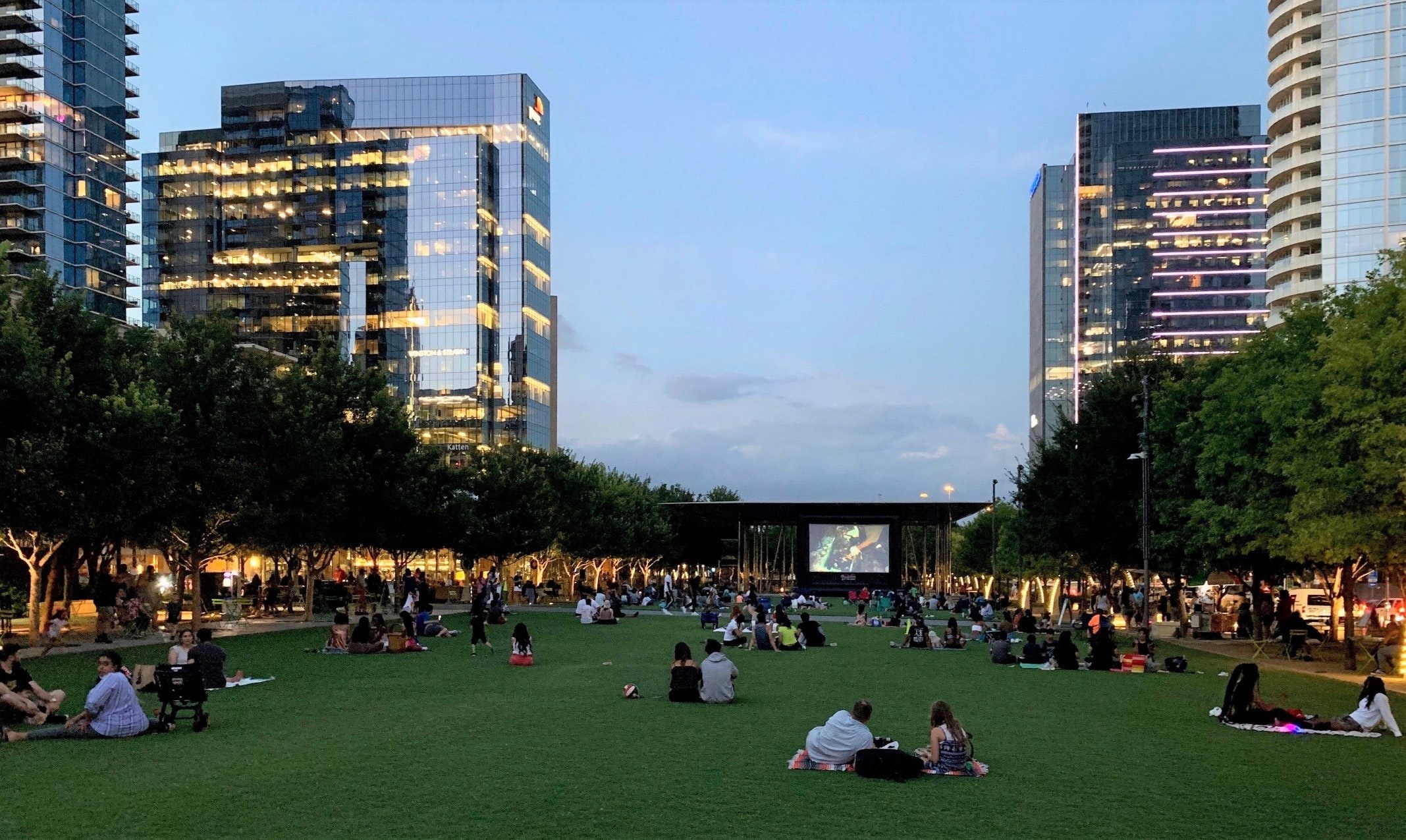 Movies in the Park - Photo Courtesy of Klyde Warren Park