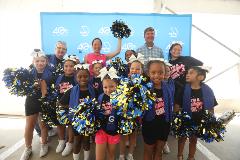 Nadine Lee and Doug Hrbacek with Irving Cheerleading Association