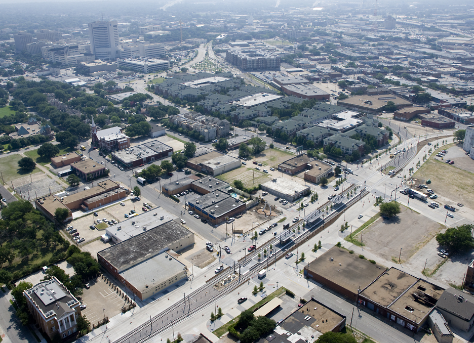 Deep Ellum Station aerial