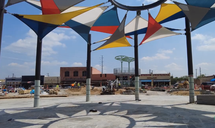 Downtown Garland Square Construction 2