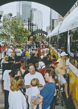 DART Rail Grand Opening crowd