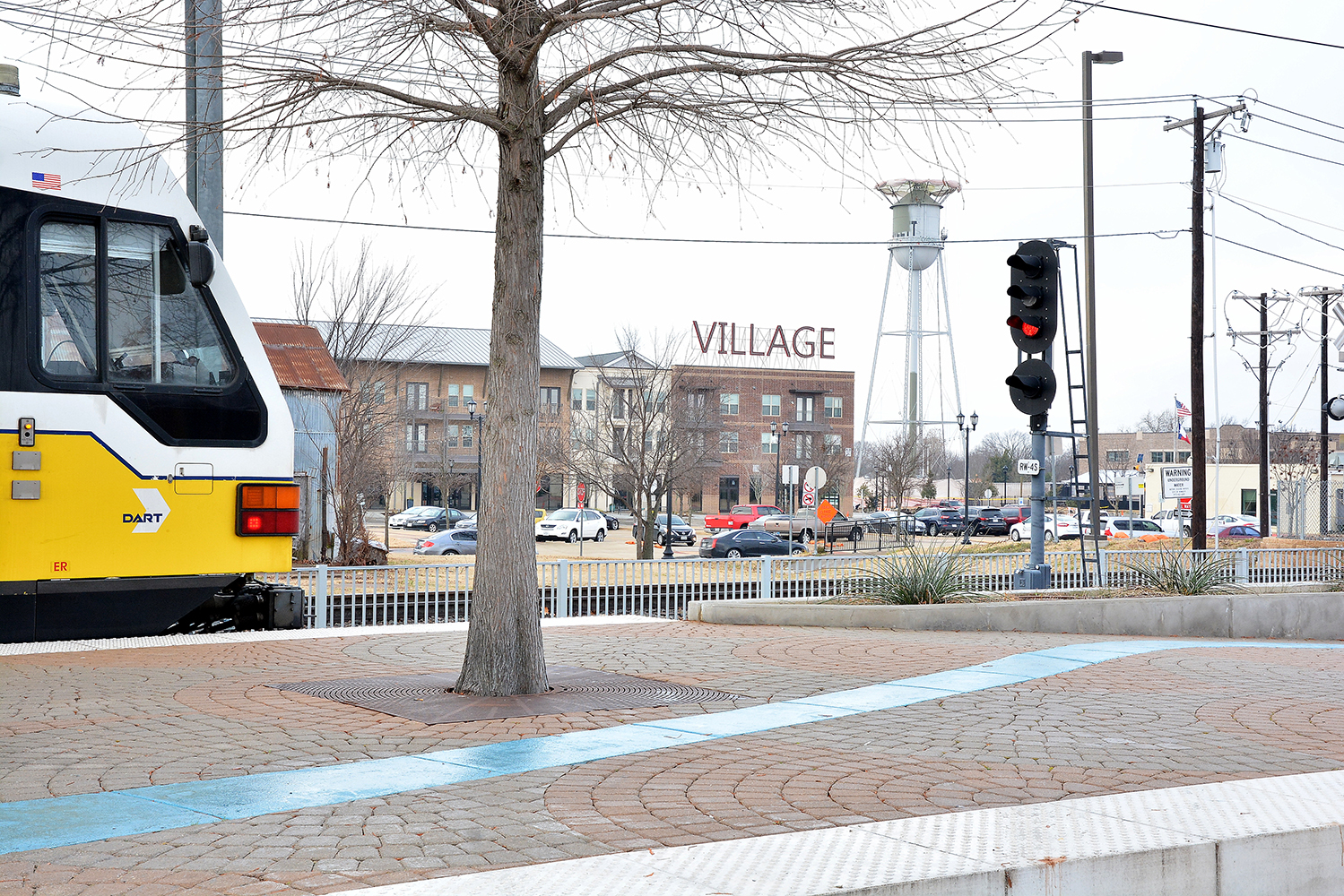 Village of Rowlett Downtown in January