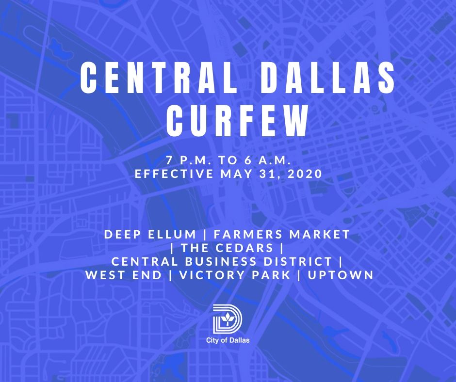 Central Dallas Curfew