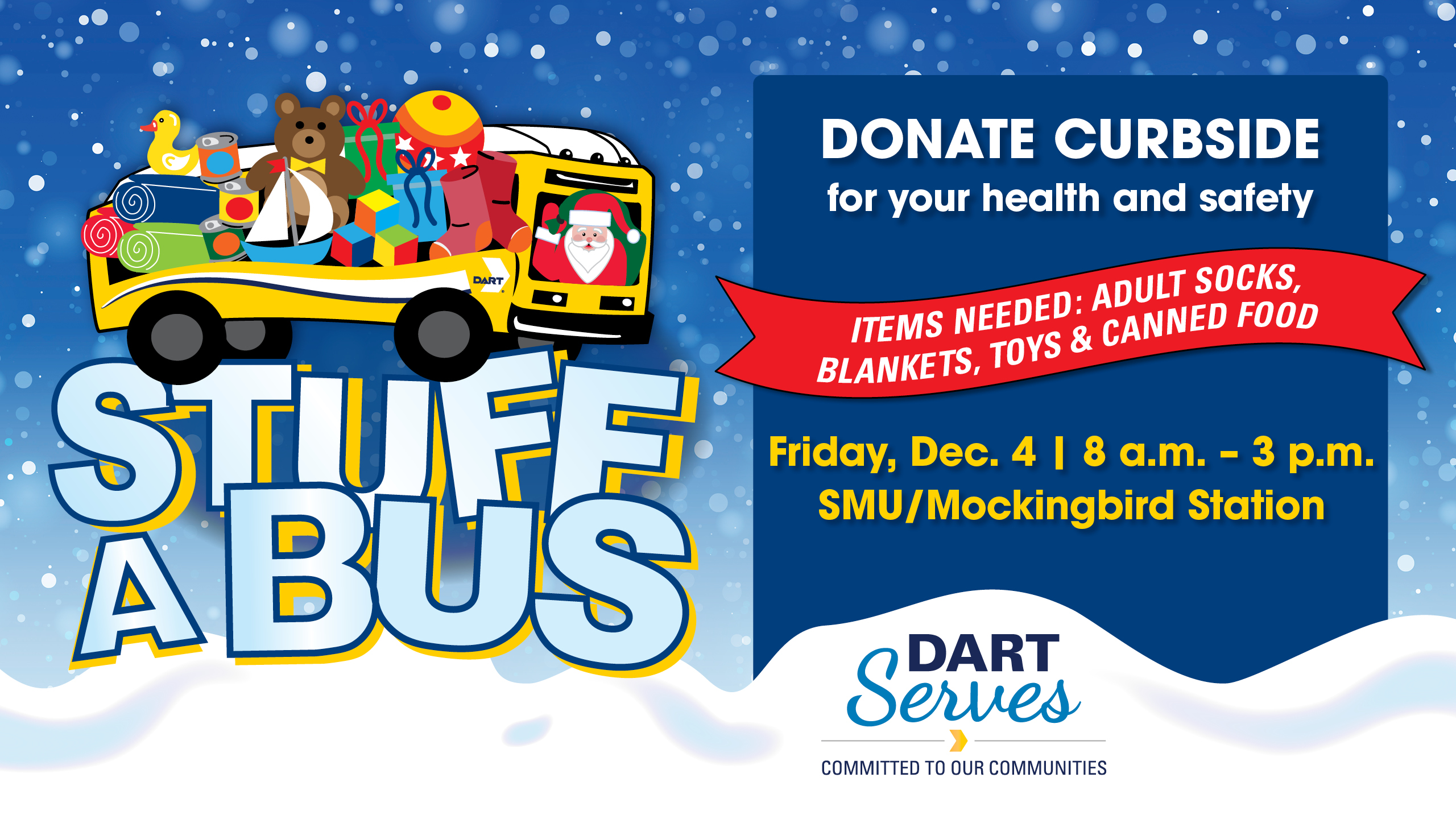 Help DART Stuff a Bus with a Curbside Donation